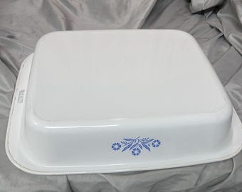 Corning Ware Cornflower Roasting Pan