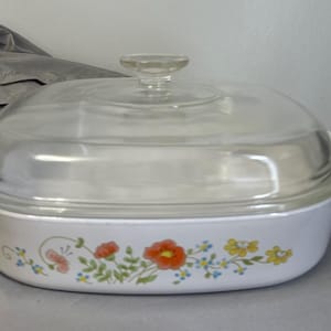 Cocotte fleurs sauvages Corning Ware
