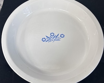 Corning Ware Round Blue Cornflower Pie Plate