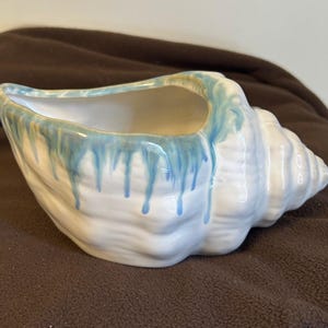 Ceramic Seashell Planter