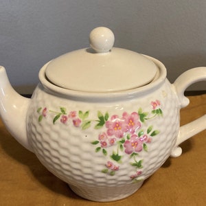 Teleflora 1985 Flower Teapot
