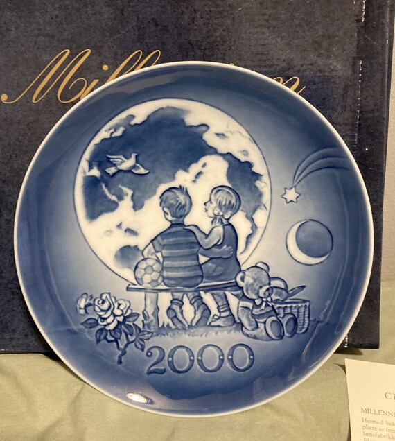 Royal Copenhagen Millennium Plate 2000 - Etsy Australia