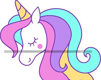 Download Unicorn Logo Svg Etsy PSD Mockup Templates