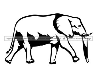 Download Vector Elephant Logo Etsy