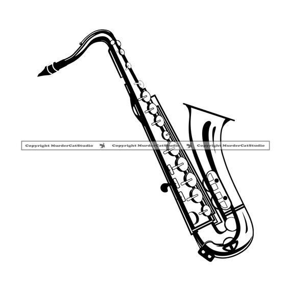 Paper, Party & Kids Embellishments Papercraft Saxophone 2 Music