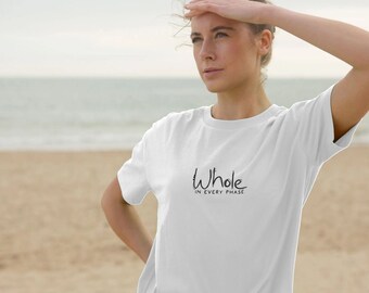 Whole In Every Phase  (boxy Tee, Black Design)