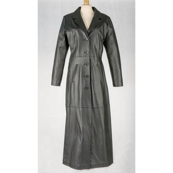 Women's Full Length Leather Coat Etsy Italia