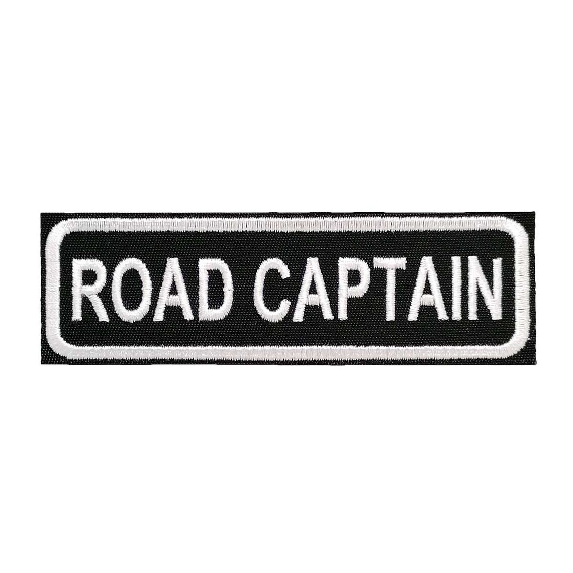 Road Captain Embroidered Iron On Sew On Biker Officer Patch Etsy