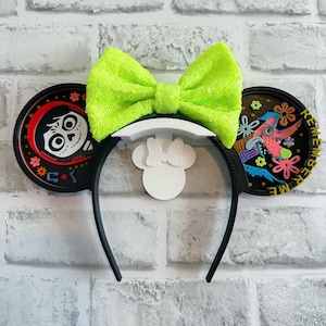 Remember Me (Interchangeable) Mouse Ears, Disney Ears, Magnetic, 3D Printed Mickey Ears, Minnie Ears, Coco, Dante, Miguel