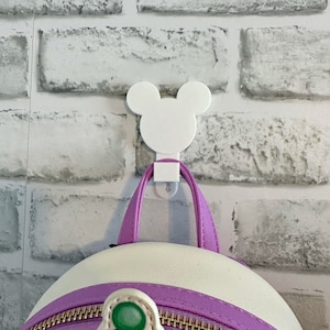 Mouse Backpack Wall Hook, loungefly backpack, Backpack display, Backpack Hanger 3D Printed
