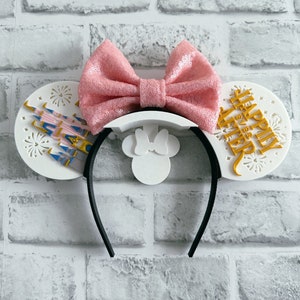 Light Up Happily Ever After (Interchangeable) Mouse Ears, Disney Magic Kingdom Ears, Magnetic, 3D Printed, Minnie Ears, Castle Ears