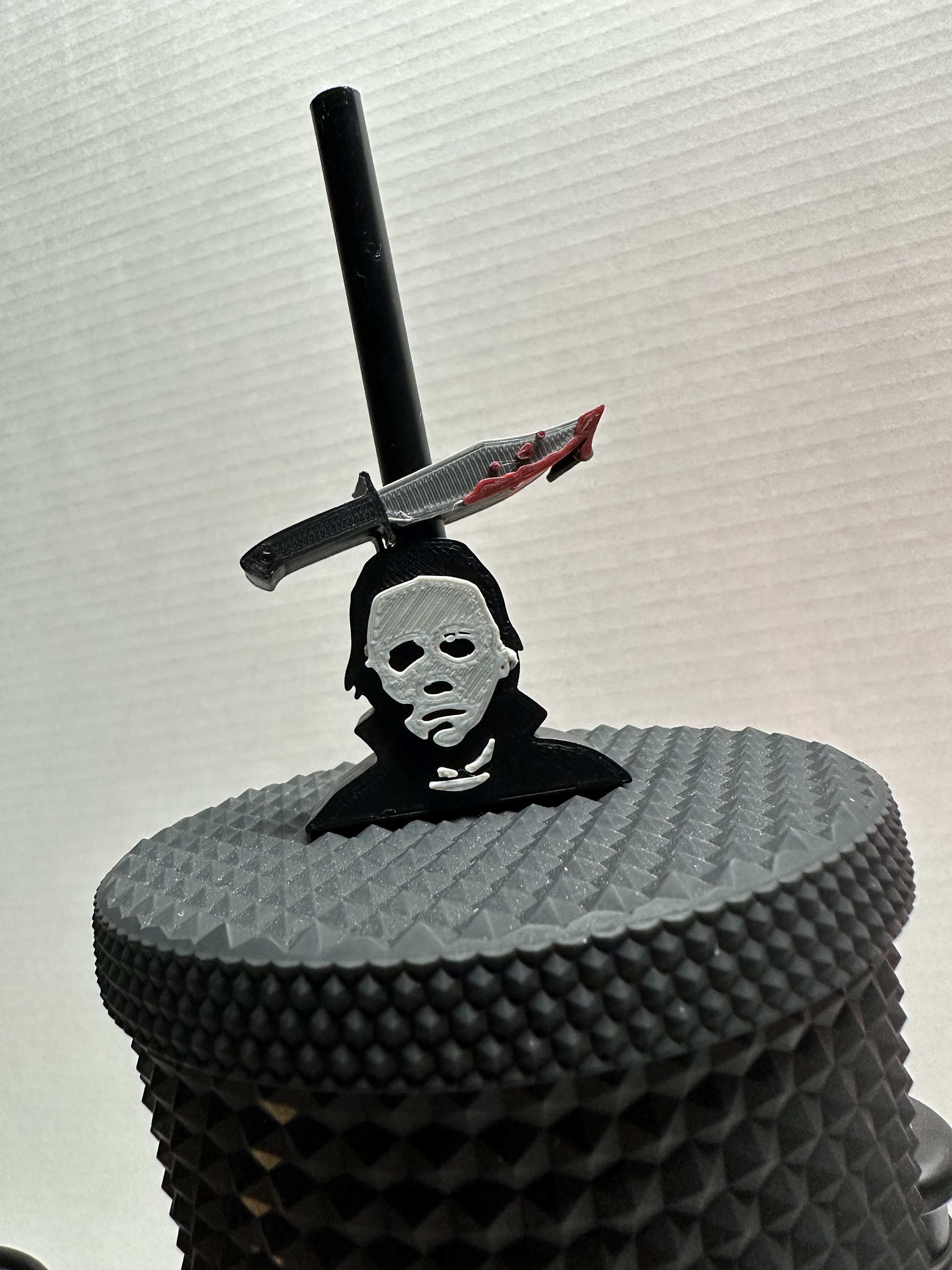 Halloween Theme Straw Covers For Stanley Cups Michael Myers Freddy
