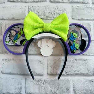 Space Ranger (Interchangeable) Mouse Ears, Disney Ears, Magnetic, 3D Printed Mickey Ears, Minnie Ears, Buzz Lightyear, Toy Story, Aliens