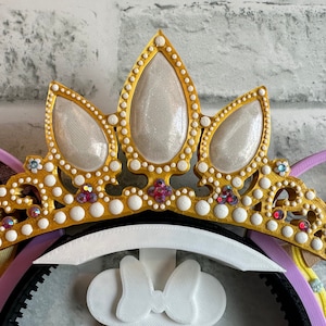 ADD ON ONLY** Punzie Interchangeable Crown, 3D printed, rapunzel crown, crown, punzie