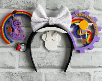 One Little Spark Interchangeable Ears, figment Ears, festival of the arts, Epcot, 3D printed, Magnetic, mouse Ears,