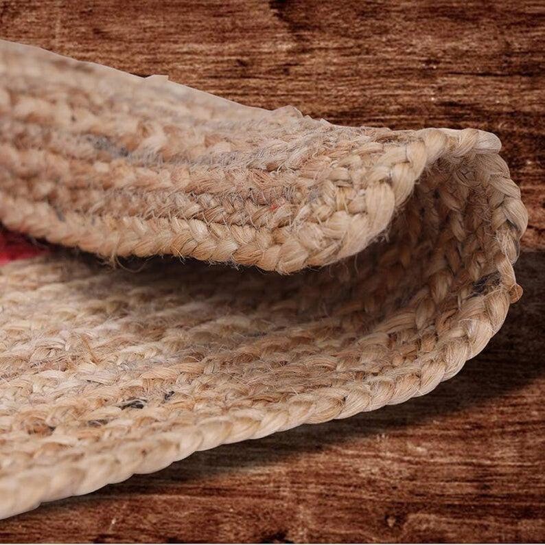 Teppiche für Wohnzimmer reine natürliche Farbe Jute Teppich | Etsy