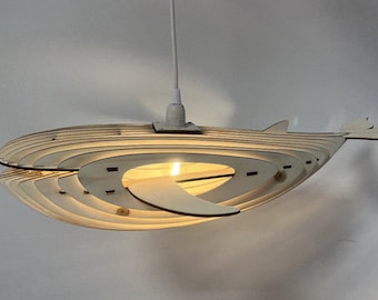 Ceiling lamp "Blue Whale", roof lamp