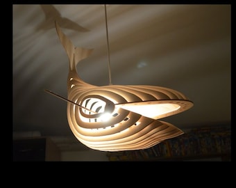Lampe Moby-Dick, plafonnier en kit