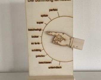 Mood barometer, decoration, mood indicator