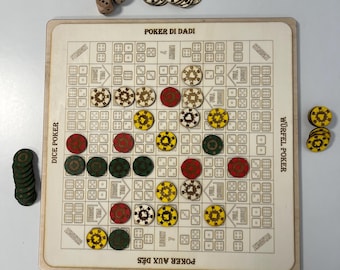 Dice Poker Board XXL / Dice Poker