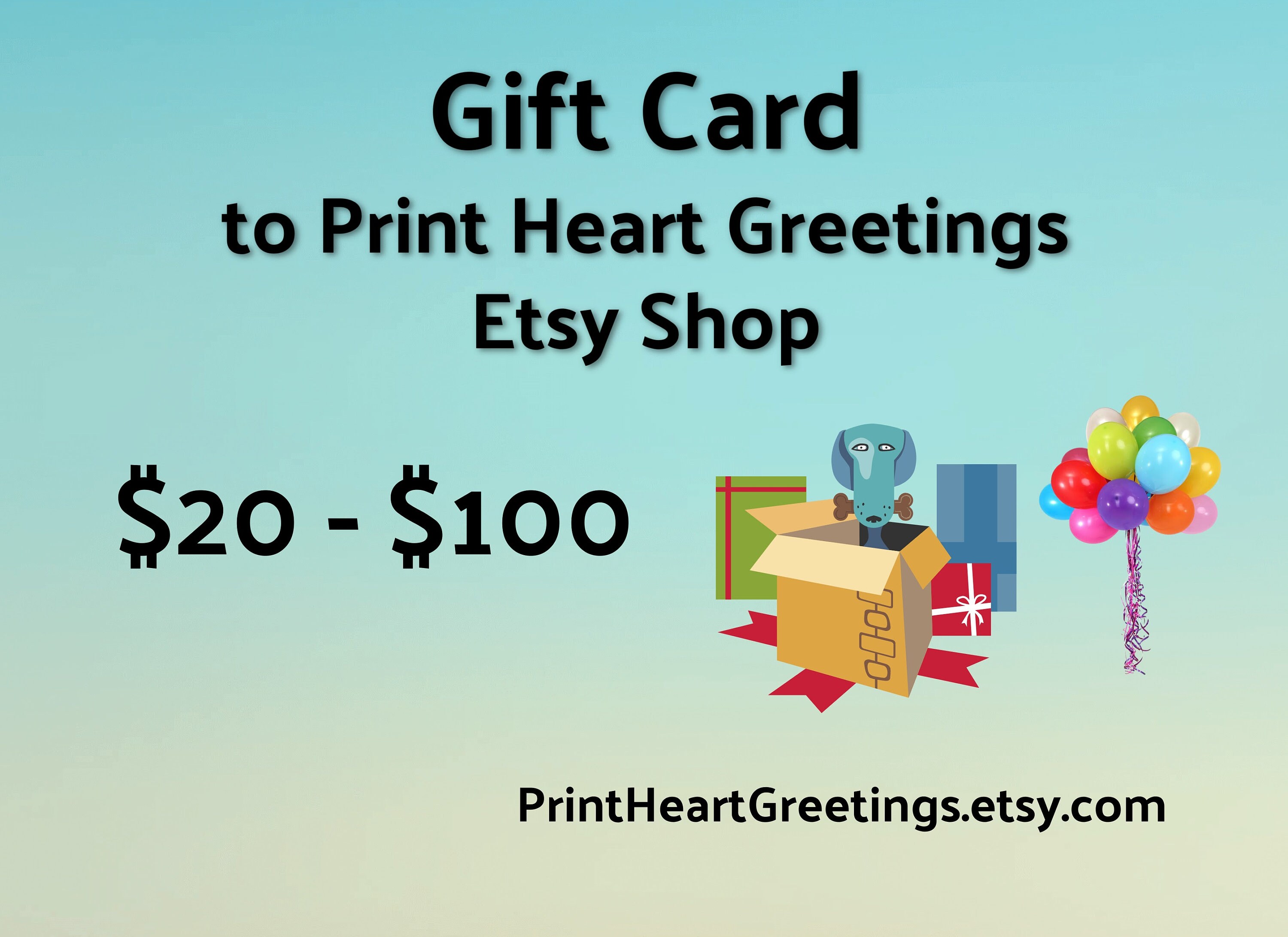 Gift Cards E Gift Cards Gift Certificate Etsy Gift Card | Etsy