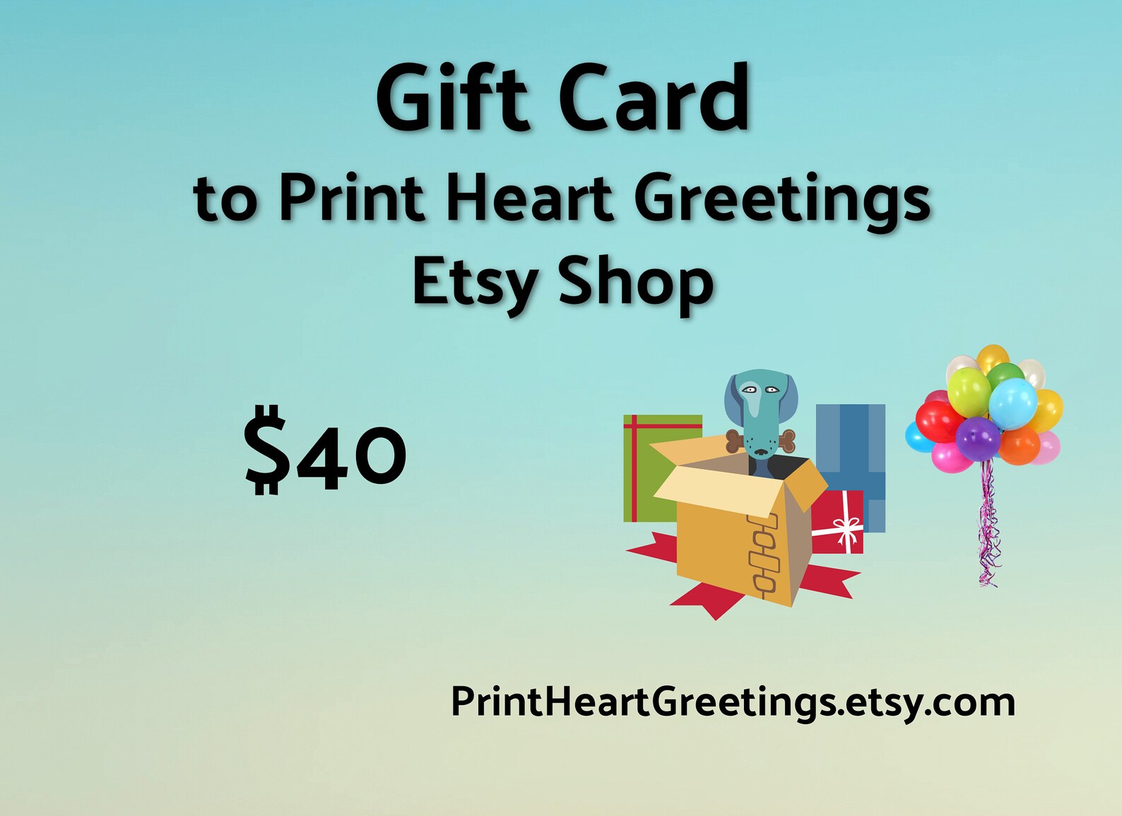 Gift Cards E Gift Cards Gift Certificate Etsy Gift Card Etsy