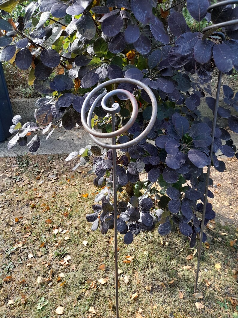 Hand Mixed Spiral Plant Supports Plant Stake Etsy