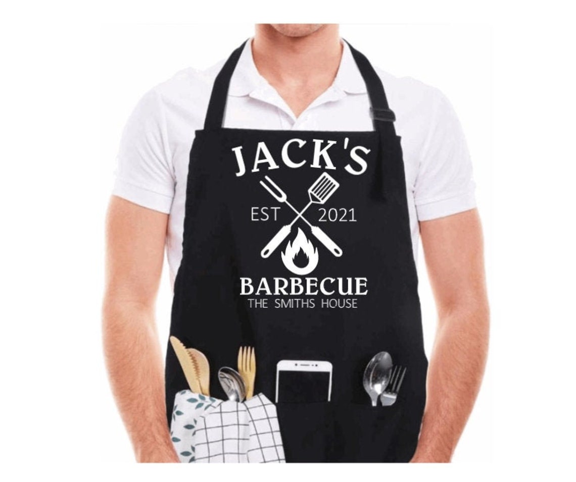 Personalised Head Chef Apron Custom Cooking Baking Apron for Etsy