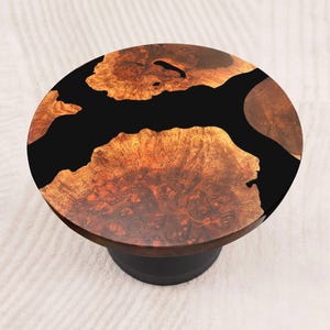 29-Inch Round Epoxy Top – Handcrafted Resin Art for Everyday Use | Lumber Grand