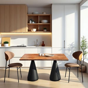 DIY Table Top 59 Inches, Large Wooden Desktop for Home Office or Dining Table, Solid Slab for Custom Wood Projects | Lumber Grand
