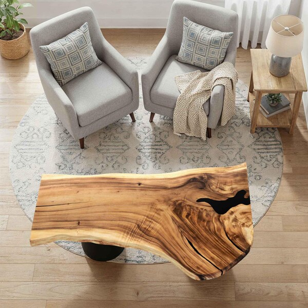Large Live Edge Dining Table Top 60 x 34 Inches, Natural Wood Slab, Conference Desk, Statement Piece, Custom Dining Room| Lumber Grand