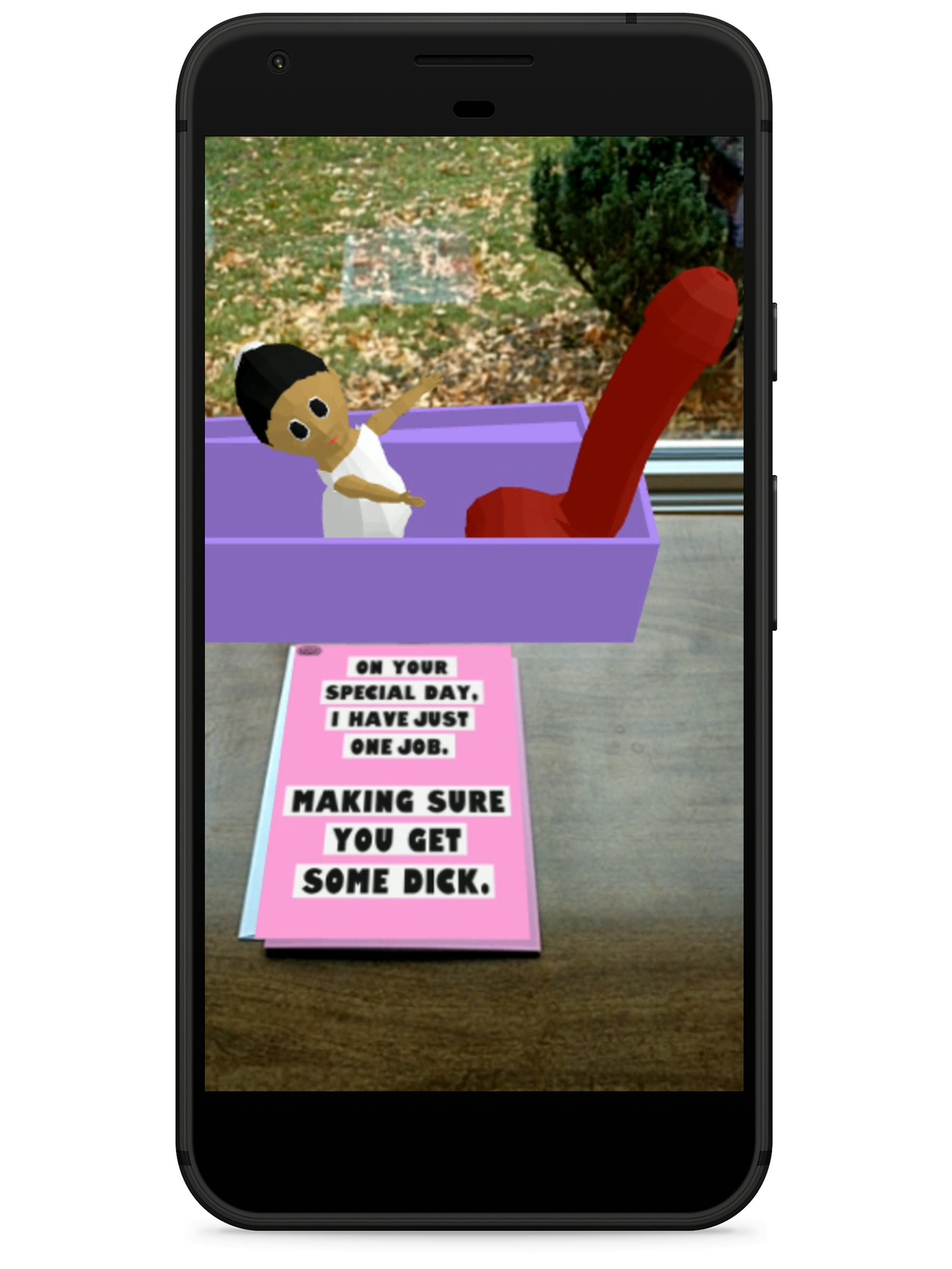 One Job Funny Augmented Reality Greeting Card NSFW Mature Etsy UK