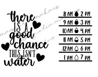 Download Water Bottle Tracker Svg Etsy
