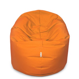2 Varianten In 1 Sitzsack Sitzkissen Bean Bag Gamer Kissen Sessel Neu Orange - 300-08