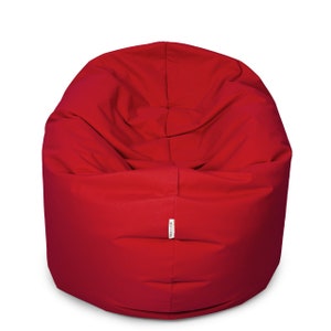 2 Varianten In 1 Sitzsack Sitzkissen Bean Bag Gamer Kissen Sessel Neu Dunkelrot - 300-11
