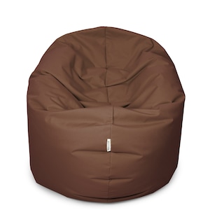 2 Varianten In 1 Sitzsack Sitzkissen Bean Bag Gamer Kissen Sessel Neu Braun - 300-22
