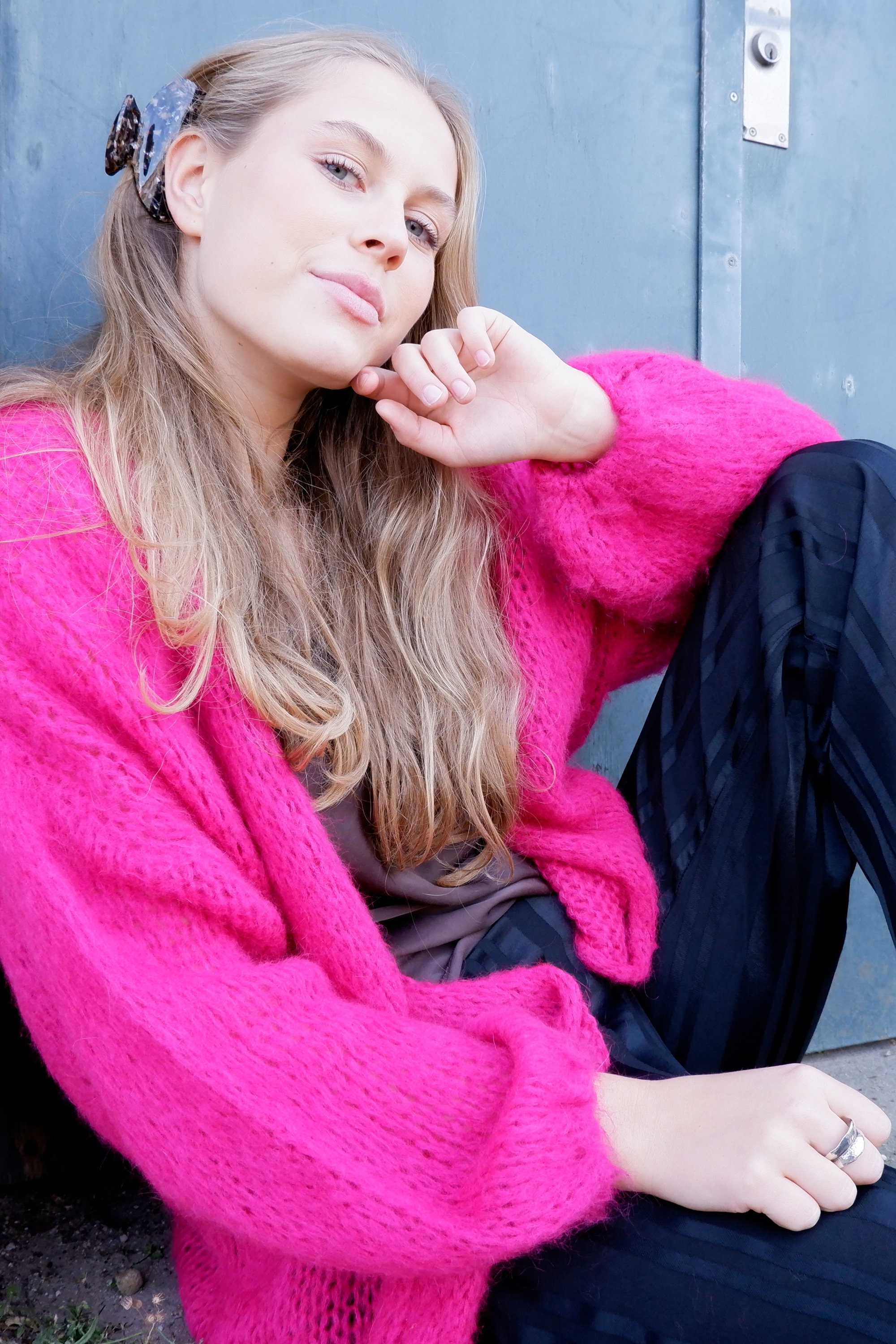 Pink Mohair Cardigan - Etsy