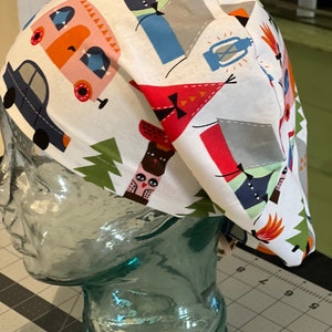 Camping euro style scrub cap