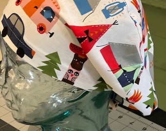 Camping euro style scrub cap