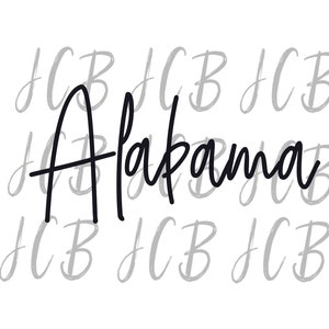 Alabama PNG and SVG File