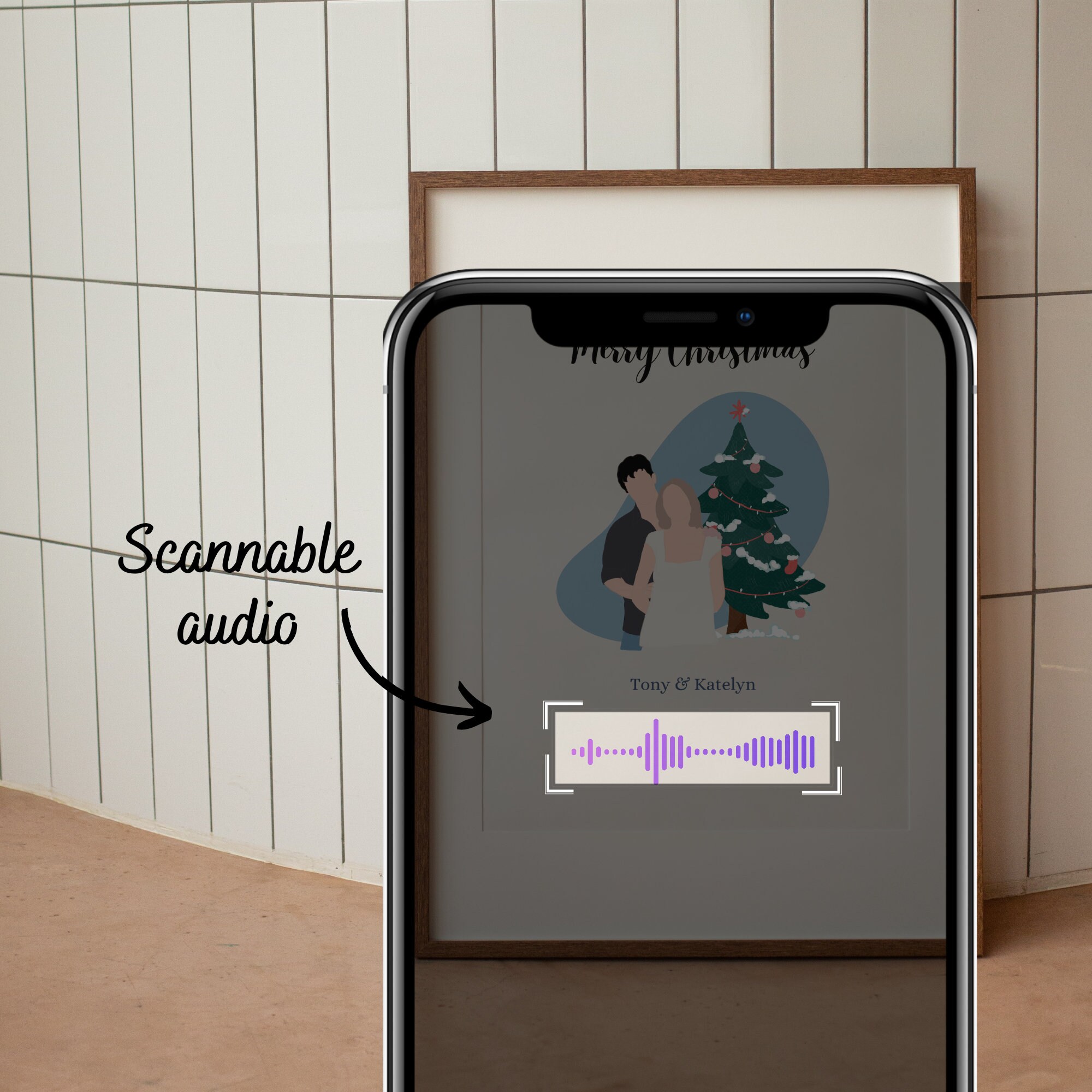 Buy Scannable Audio Gift Card Music Gift Card Digital Portrait Online