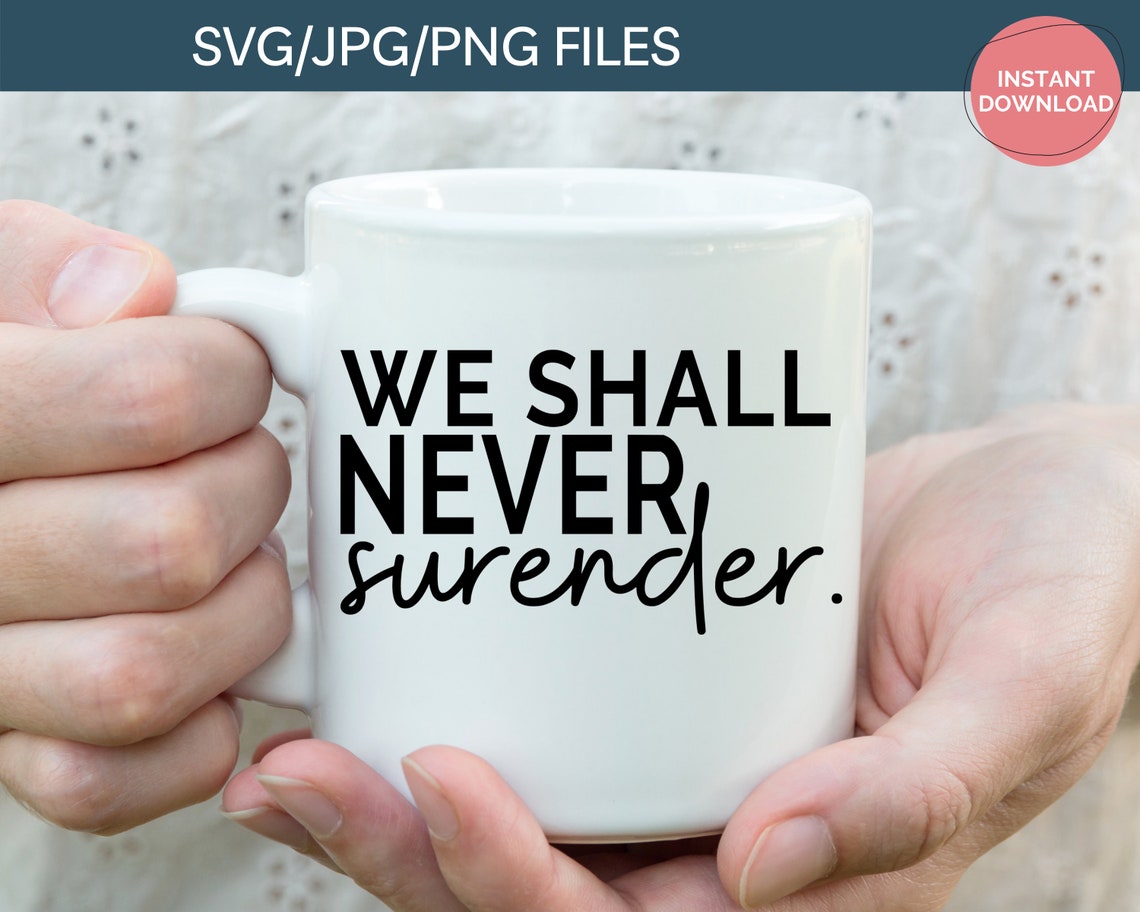 Dunkirk Quote We Shall Never Surrender. Winston Churchill Etsy