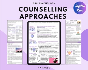 Bsc Psychology Complete year 1 notes Approaches to Counselling