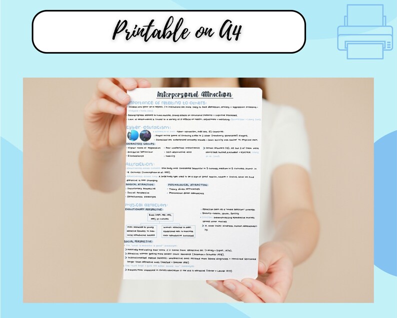 May include: A printable worksheet titled "Interpersonal Attraction" with information about the importance of relating to others, cyber attraction, physical attraction, proximity attraction, and social perspective.
