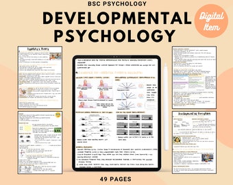 Bsc Psychology complete notes: DEVELOPMENTAL PSYCHOLOGY