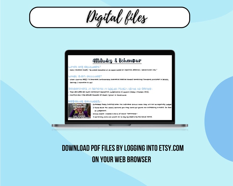 May include: A laptop screen displaying a digital file with the title "Altitudes & Behaviour". The file contains text about attitudes and behavior in social psychology. The text includes the phrase "Researchers in general in Social Psych tend to agree". The screen also shows a meme with the text "You know the worst thing about having a negative attitude? You're always the one who has to guard your heart from being poisoned in public for fear of judgment."