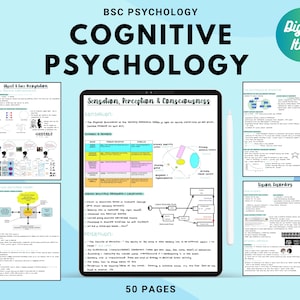 Apuntes completos Licenciatura en Psicología: PSICOLOGÍA COGNITIVA