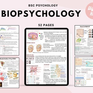 Apuntes completos Licenciatura en Psicología: BIOPSICOLOGÍA
