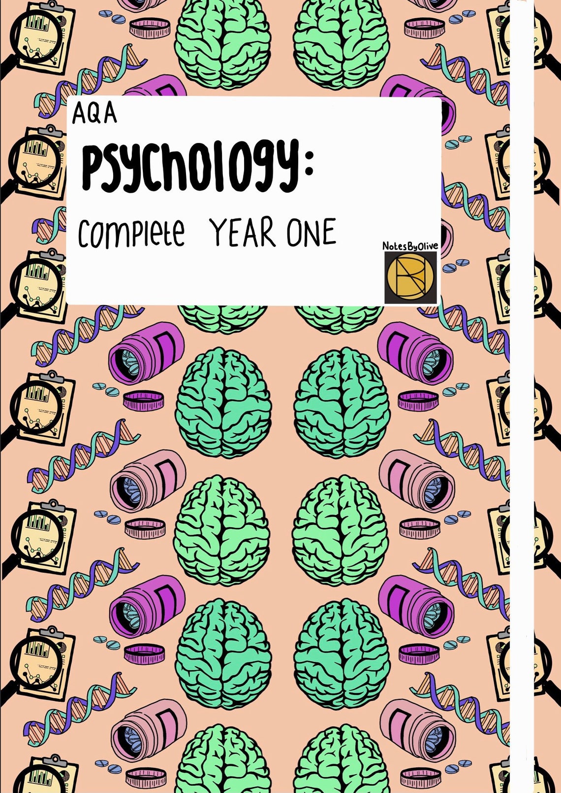 AQA A-level Psychology: Complete Year One Condensed Notes | Etsy