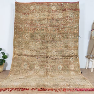 Alfombra marroquí vintage - Alfombra Peach Boujaad 6x10 FT